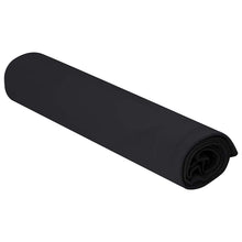 Sporthanddoeken 2 pcs Zwart 100 x 50 cm Polyester en polyamide