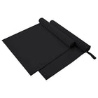 Sporthanddoeken 2 stuks zwart 90x180 cm polyester polyamide