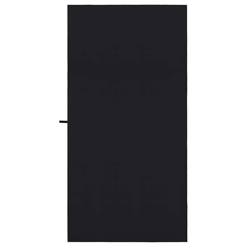Sporthanddoeken 2 pcs Zwart 200 x 100 cm Polyester en polyamide