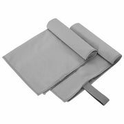 Sporthanddoek 50x30 cm donkergrijs (2 stuks)