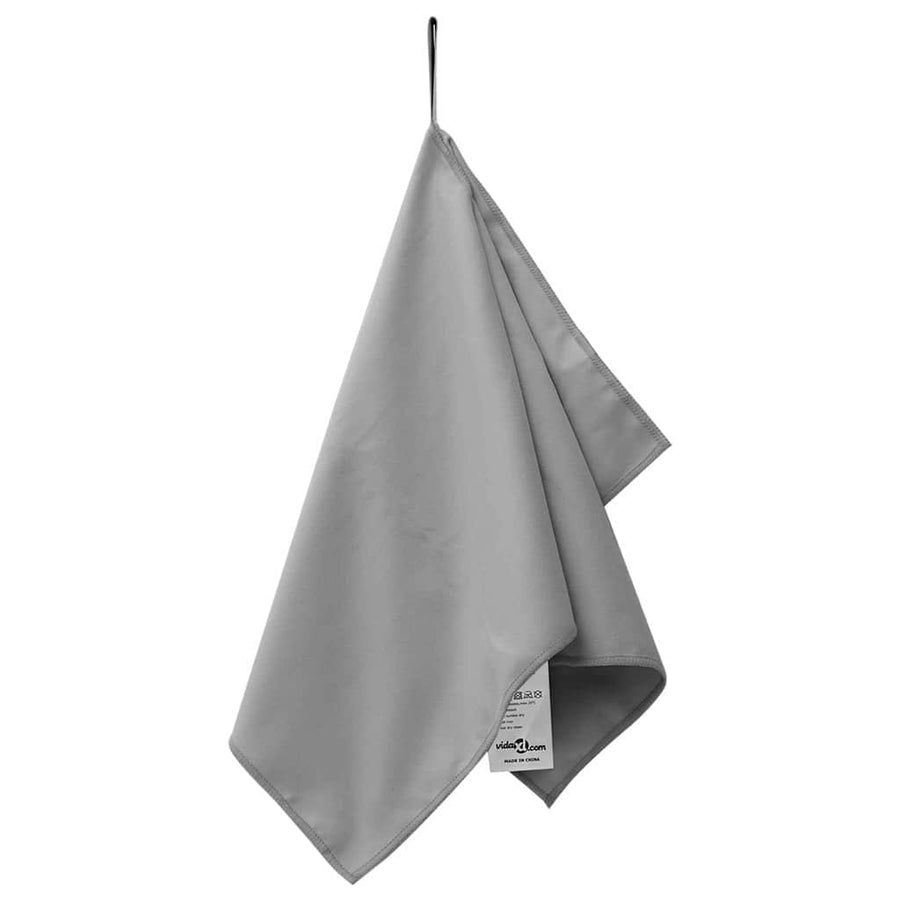 Sporthanddoeken 2 pcs Donkergrijs 50 x 30 cm