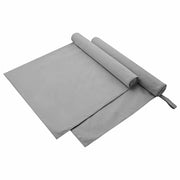 Sporthanddoeken 2 stuks 90x180 cm donkergrijs