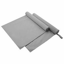 Sporthanddoeken 2 pcs Donkergrijs 90 x 180 cm