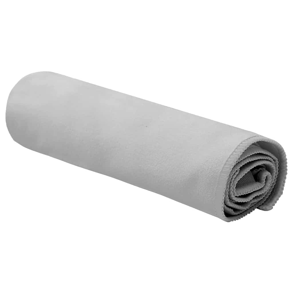 Sporthanddoeken 2 pcs Grijs 50 x 30 cm Polyester en polyamide