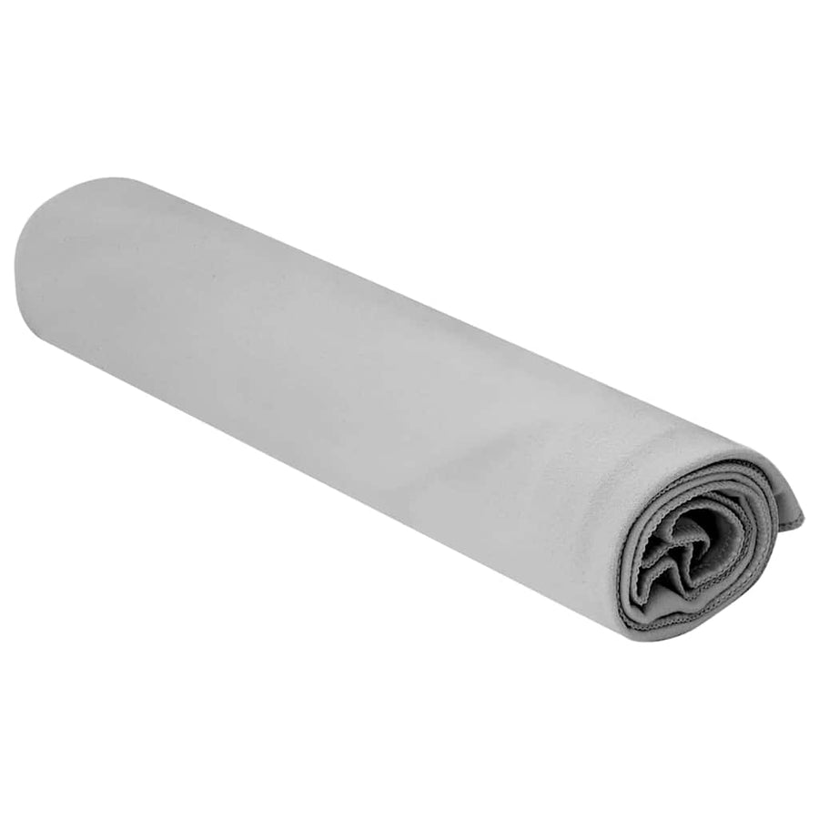 Sporthanddoeken 2 pcs Grijs 100 x 50 cm Polyester en polyamide