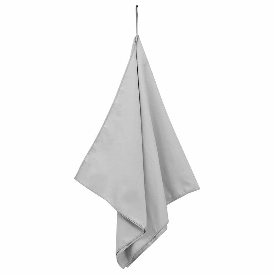 Sporthanddoeken 2 pcs Grijs 100 x 50 cm Polyester en polyamide