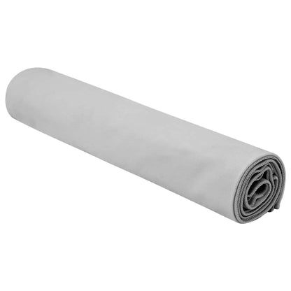 Sporthanddoeken 2 pcs Grijs 140 x 70 cm Polyester en polyamide