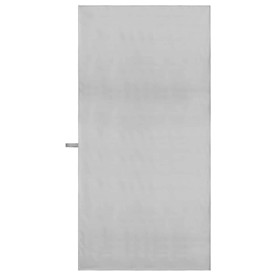 Sporthanddoeken 2 pcs Grijs 140 x 70 cm Polyester en polyamide