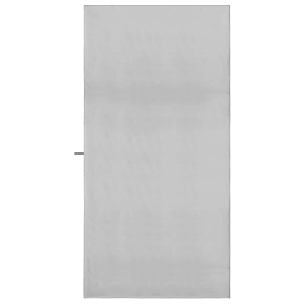 Sporthanddoeken 2 pcs Grijs 180 x 90 cm Polyester en polyamide