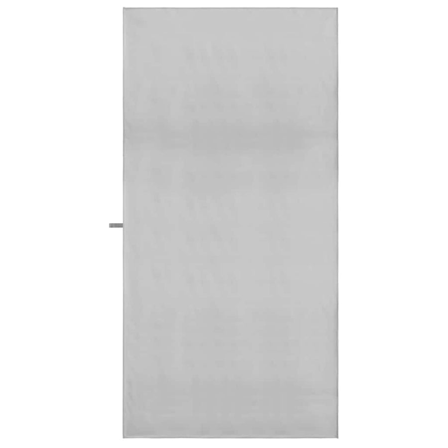 Sporthanddoeken 2 pcs Grijs 180 x 90 cm Polyester en polyamide