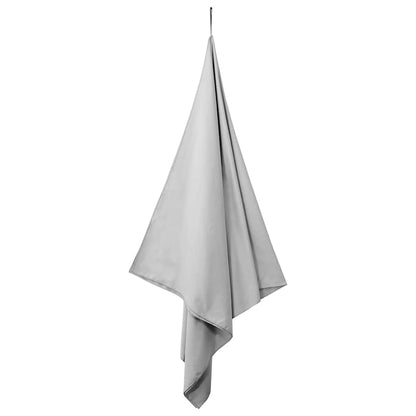 Sporthanddoeken 2 pcs Grijs 200 x 100 cm Polyester en polyamide
