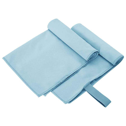 Sporthanddoeken 2 pcs Blauw 50 x 30 cm Polyester en polyamide