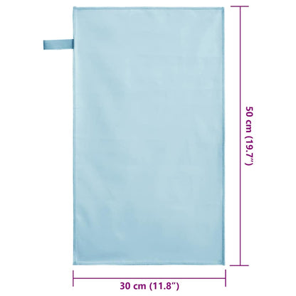 Sporthanddoeken 2 pcs Blauw 50 x 30 cm Polyester en polyamide