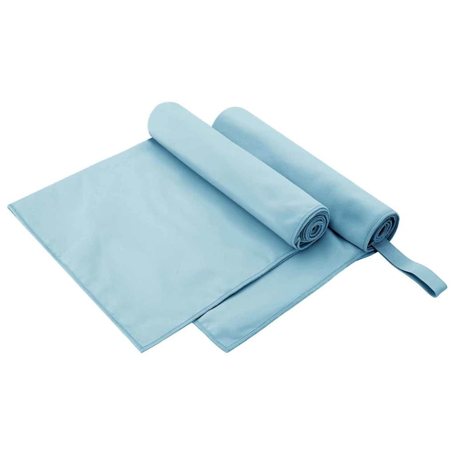 Sporthanddoeken 2 pcs Blauw 100 x 50 cm Polyester en polyamide