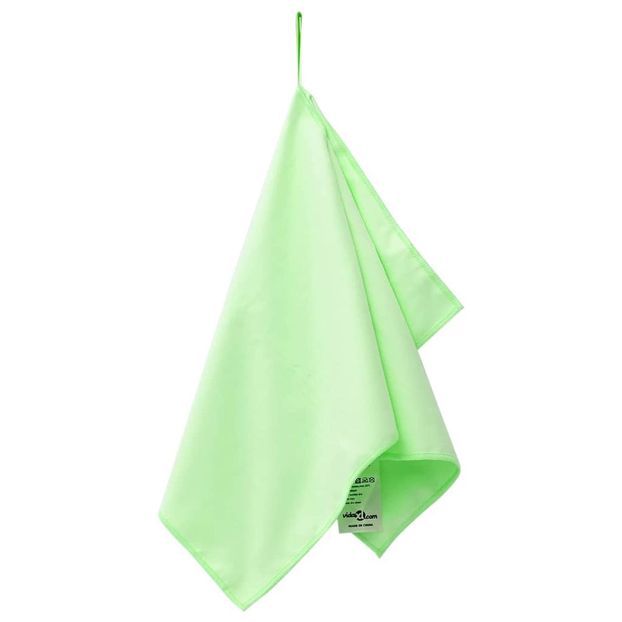 Sporthanddoeken 2 pcs Groen 50 x 30 cm Polyester en polyamide