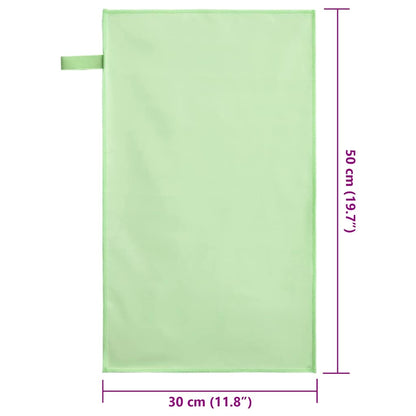 Sporthanddoeken 2 pcs Groen 50 x 30 cm Polyester en polyamide