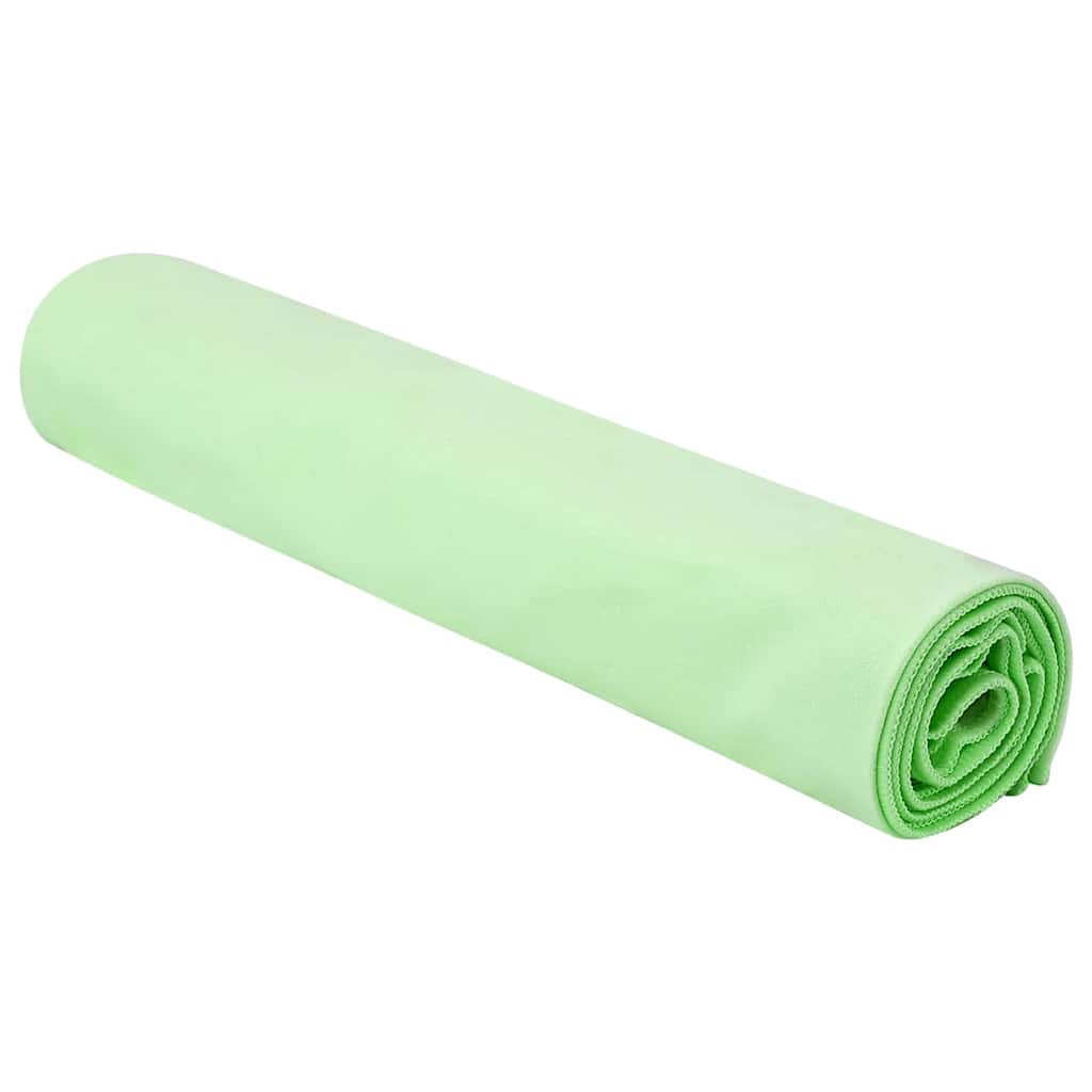Sporthanddoeken 2 pcs Groen 140 x 70 cm Polyester en polyamide