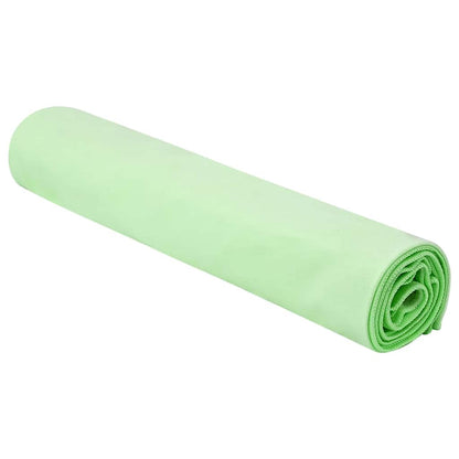 Sporthanddoeken 2 pcs Groen 140 x 70 cm Polyester en polyamide