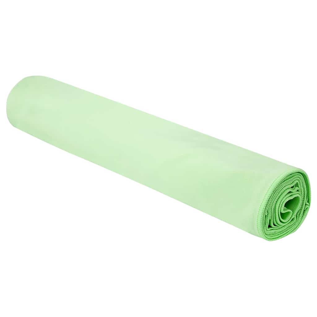 Sporthanddoeken 2 pcs Groen 180 x 90 cm Polyester en polyamide