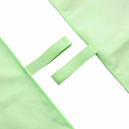 Sporthanddoeken 2 pcs Groen 200 x 100 cm Polyester en polyamide