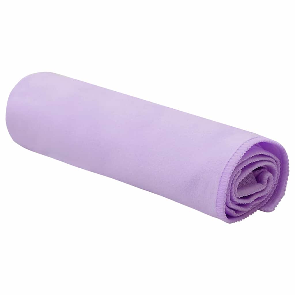 Sporthanddoeken 2 pcs Paars 50 x 30 cm Polyester en polyamide