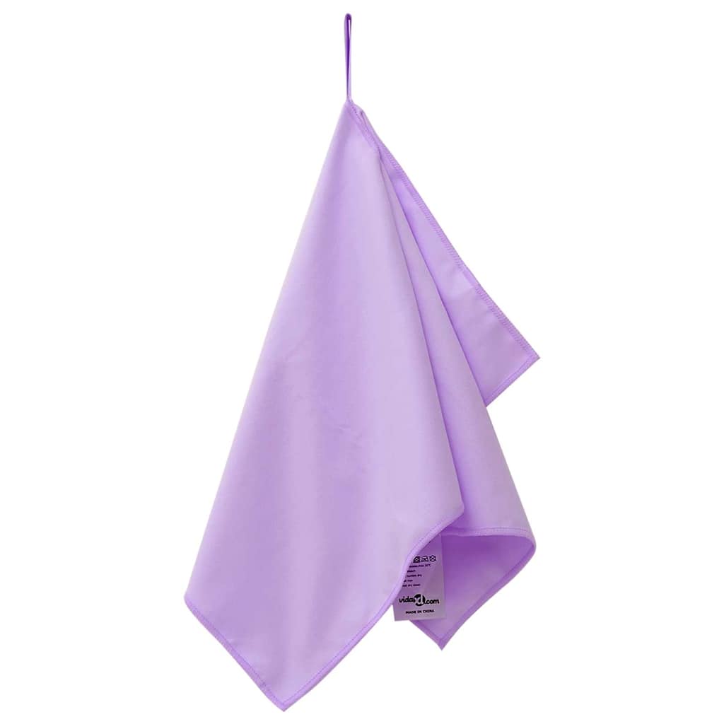 Sporthanddoeken 2 pcs Paars 50 x 30 cm Polyester en polyamide