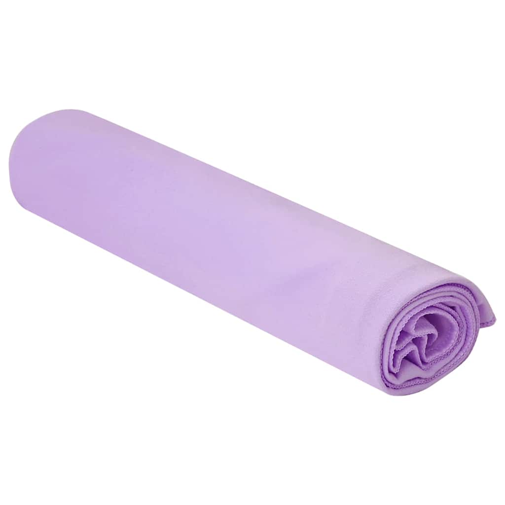 Sporthanddoeken 2 pcs Paars 100 x 50 cm Polyester en polyamide