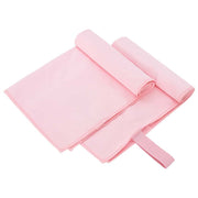 Sporthanddoeken 2 stuks roze 50x30 cm polyester polyamide