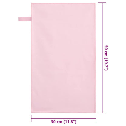 Sporthanddoeken 2 pcs Roze 50 x 30 cm Polyester en polyamide