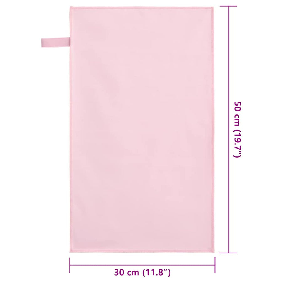 Sporthanddoeken 2 pcs Roze 50 x 30 cm Polyester en polyamide