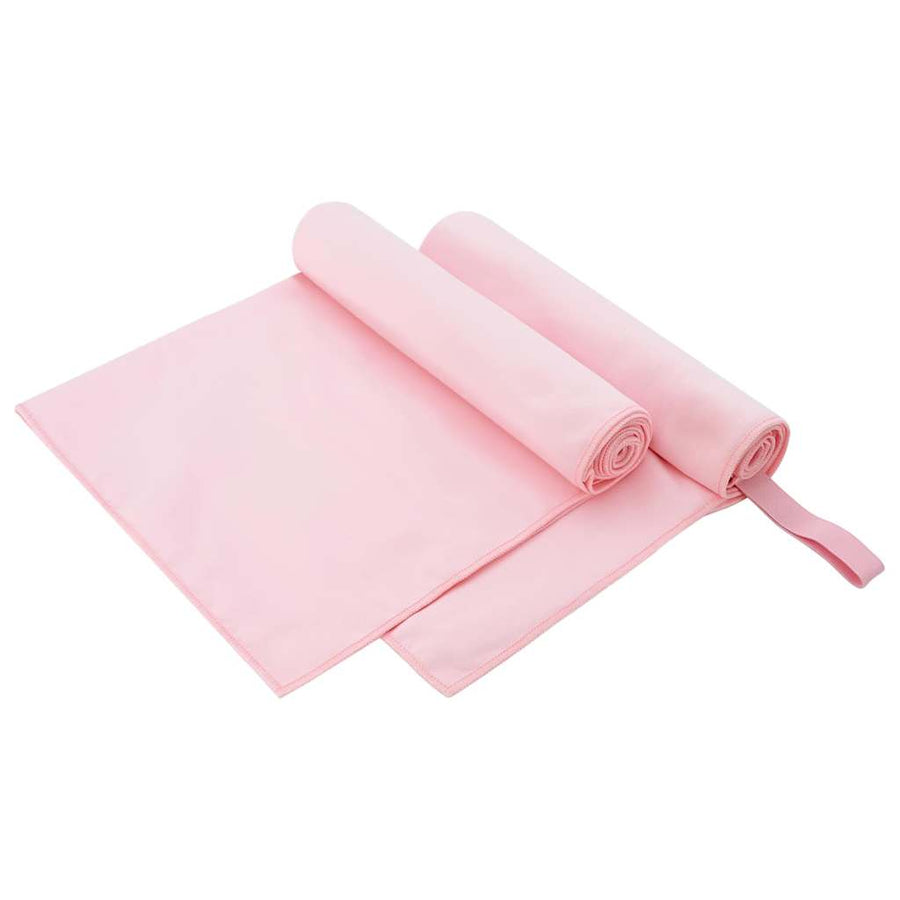 Sporthanddoeken 2 pcs Roze 100 x 50 cm Polyester en polyamide