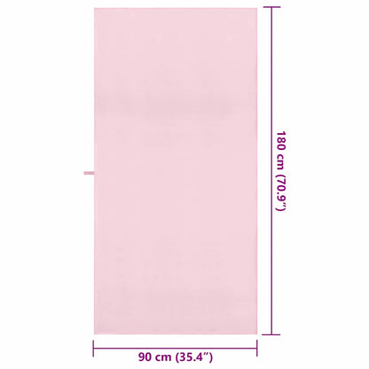 Sporthanddoeken 2 pcs Roze 180 x 90 cm Polyester en polyamide