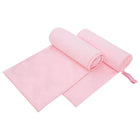 Sports Towels 2 pcs Pink 200 x 100 cm Polyester and Polyamide