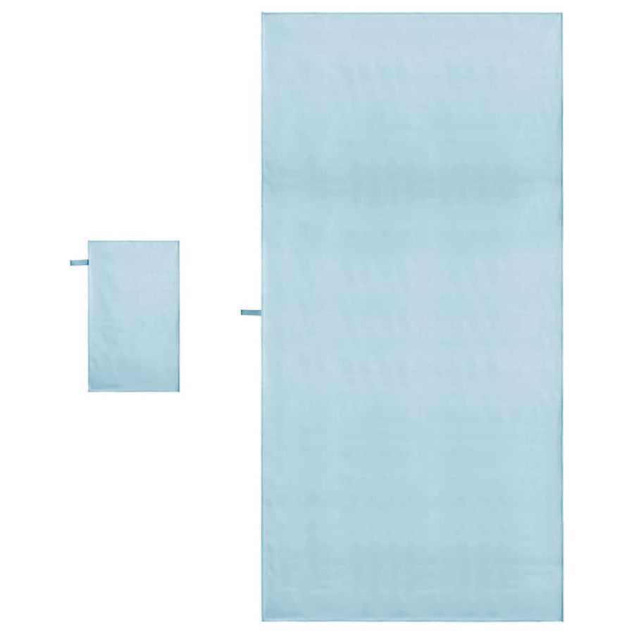 Set van Sporthanddoeken Anders Blauw Stof