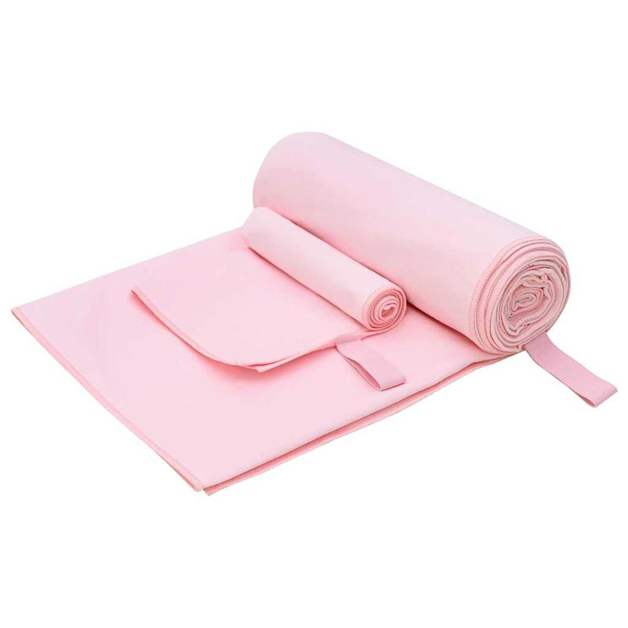 Set van Sporthanddoeken Anders Roze Stof