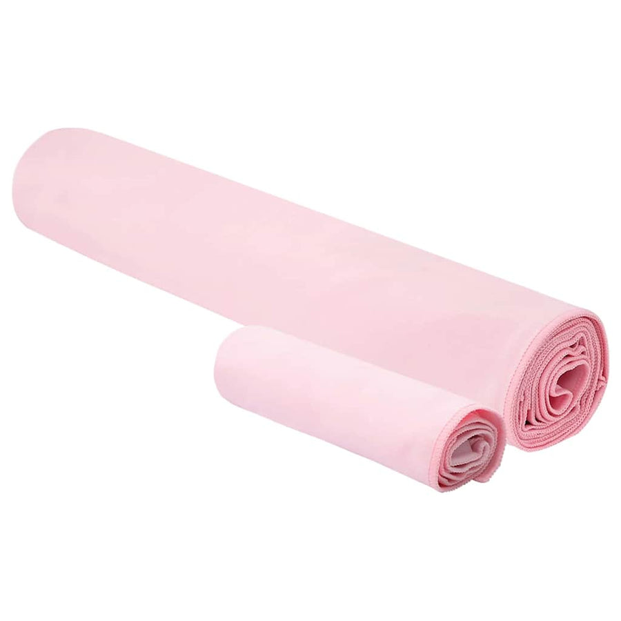 Set van Sporthanddoeken Anders Roze Stof