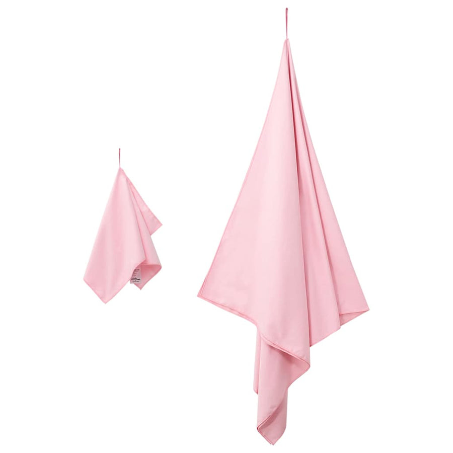 Set van Sporthanddoeken Anders Roze Stof