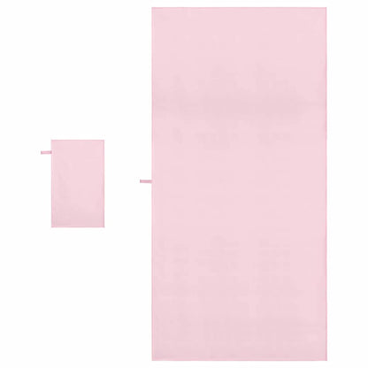 Set van Sporthanddoeken Anders Roze Stof