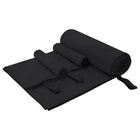 Set of Sports Towels 3 pcs Black Polyester and Polyamide