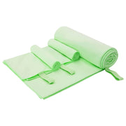 Sporthanddoeken set 3 stuks groen 200x100 cm