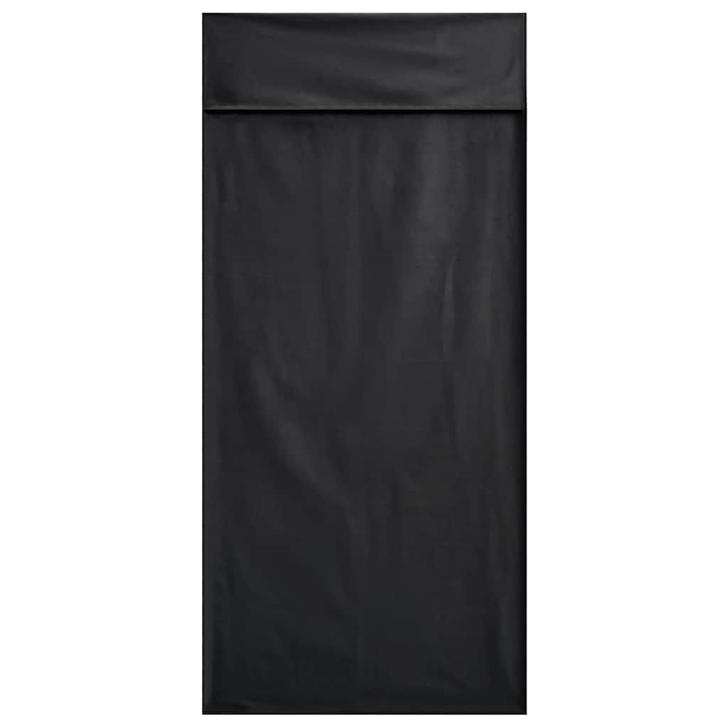 Buiten Stoel Handdoeken 2 pcs Zwart 130 x 60 cm