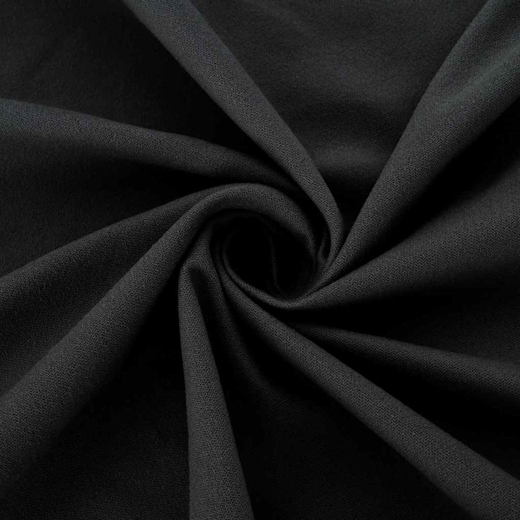 Buiten Stoel Handdoeken 2 pcs Zwart 130 x 60 cm