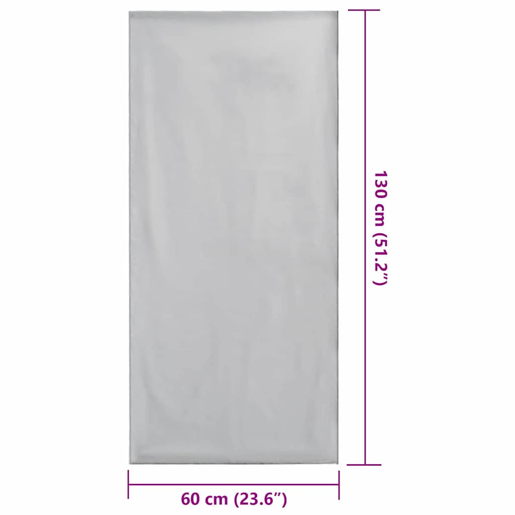Buiten Stoel Handdoeken 2 pcs Grijs 130 x 60 cm