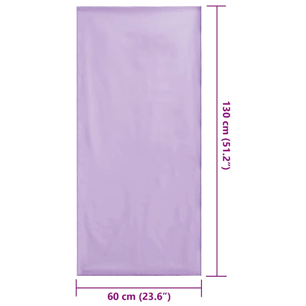Buiten Stoel Handdoeken 2 pcs Paars 130 x 60 cm