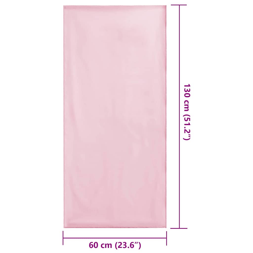 Buiten Stoel Handdoeken 2 pcs Roze 130 x 60 cm