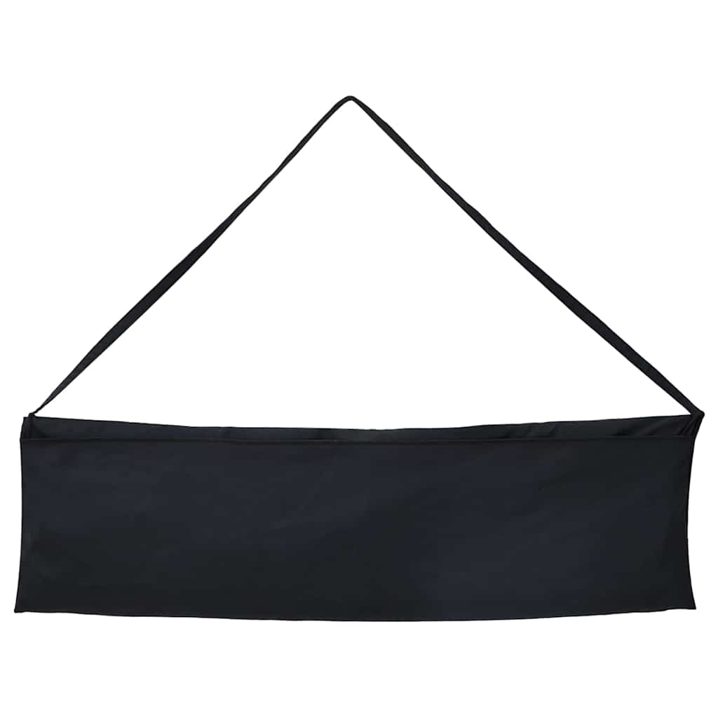 Ligbedhanddoeken 2 pcs Zwart 210 x 75 cm Polyester en Polyamide