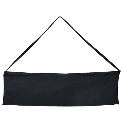 Ligbedhanddoeken 2 pcs Zwart 210 x 75 cm Polyester en Polyamide