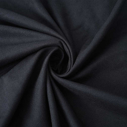 Ligbedhanddoeken 2 pcs Zwart 210 x 75 cm Polyester en Polyamide