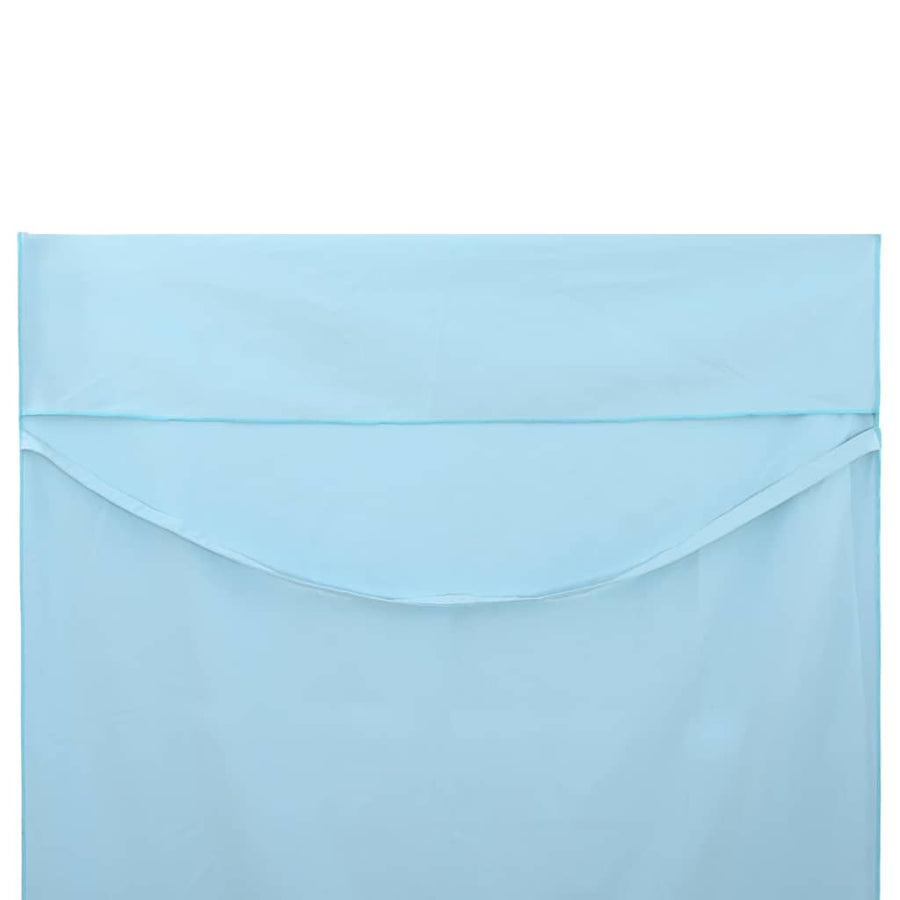 Ligbedhanddoeken 2 pcs Blauw 210 x 75 cm Polyester en Polyamide