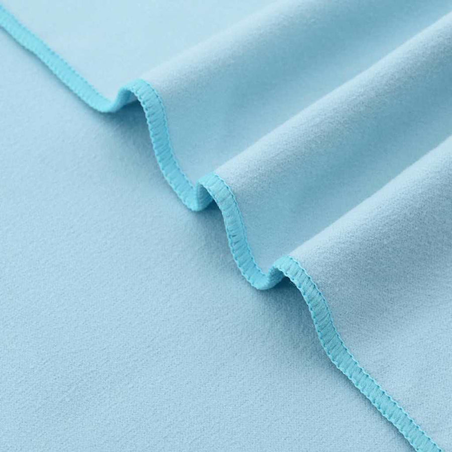 Ligbedhanddoeken 2 pcs Blauw 210 x 75 cm Polyester en Polyamide